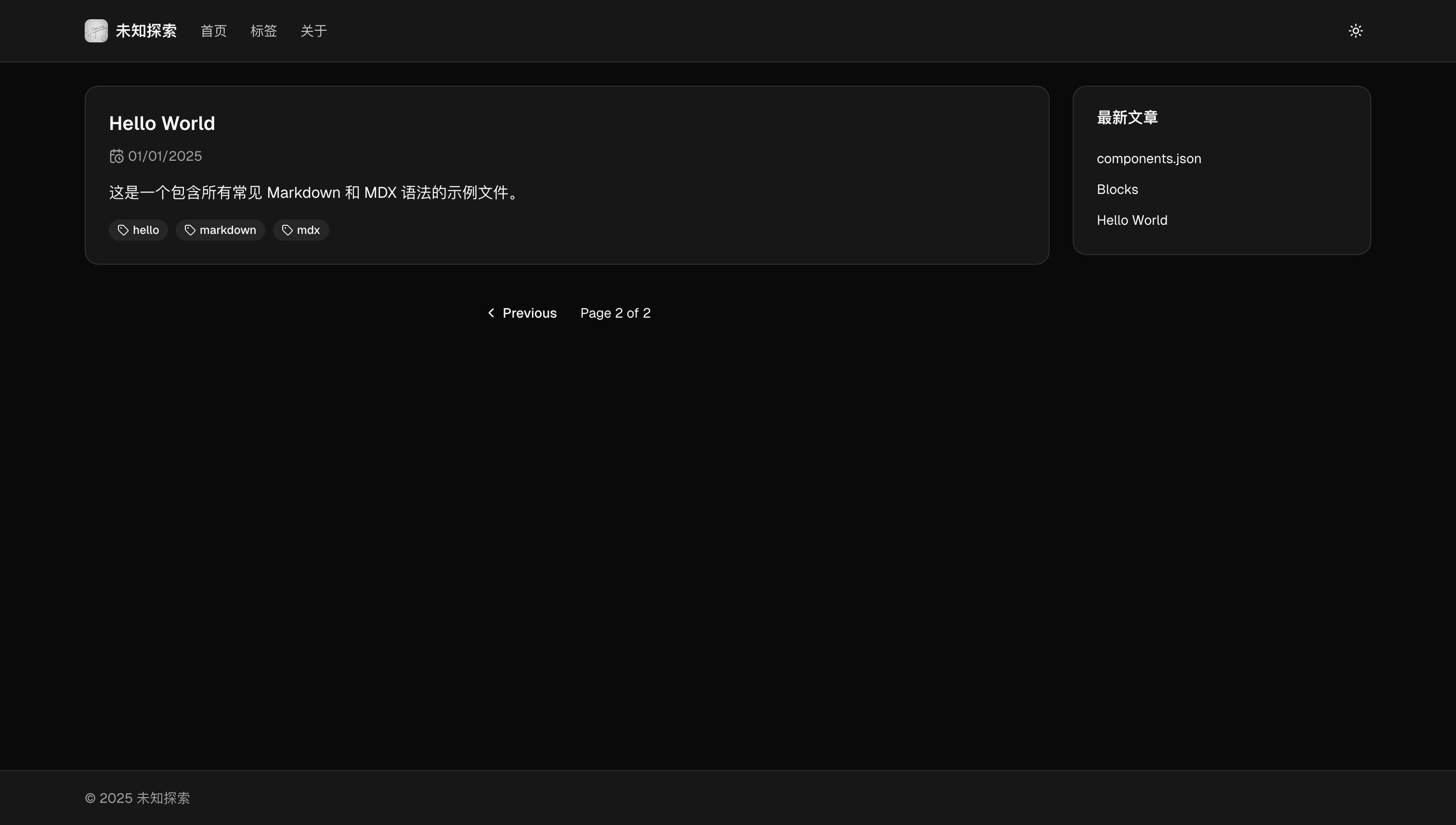 Block preview
